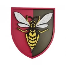 Дерев'яний герб 38 ЗРП малий